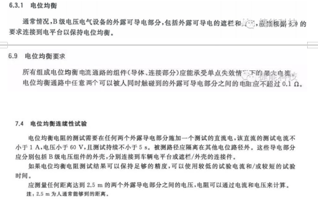 如何進行等電位連接測試及標準